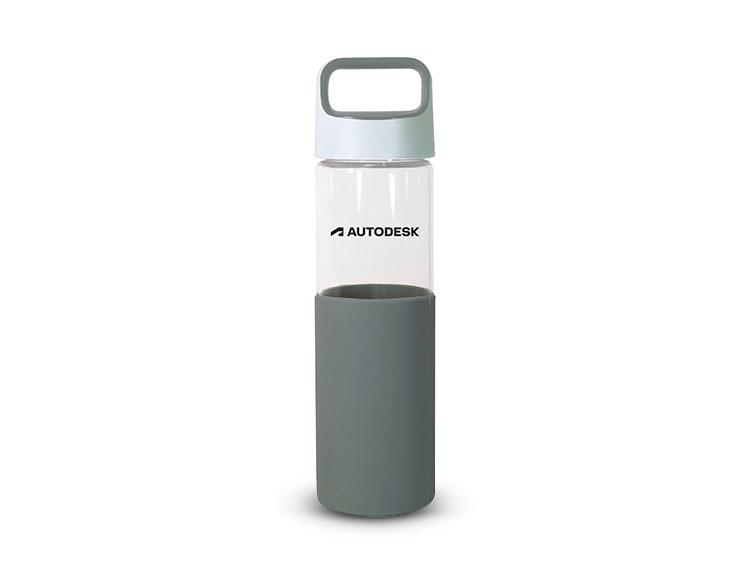 white water bottle with autodesk logo