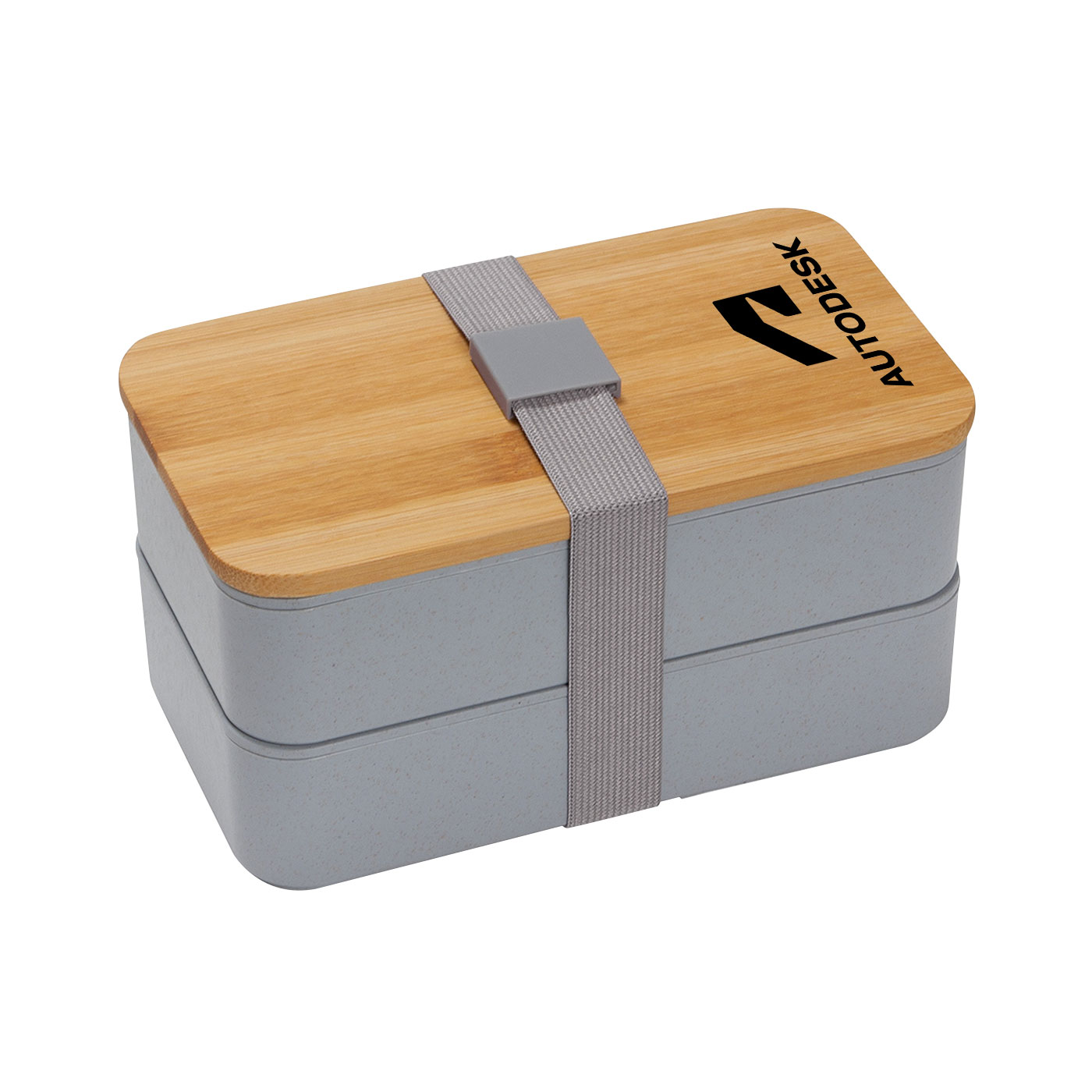 Bento 'Akita', white, with bamboo lid - Bento - lunchboxes - Outside meals  - Baladéo®