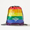 Flagscape Love Has No Labels Rainbow Drawstring Backpack