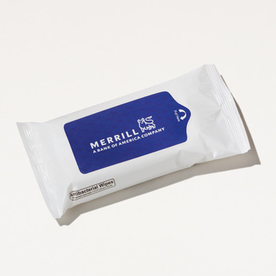 Merrill Antibacterial Wet Wipe Pack