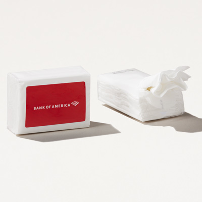 Bank of America Mini Tissue Pack