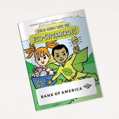 Bank of America Coloring Book: Eco-Superheroes