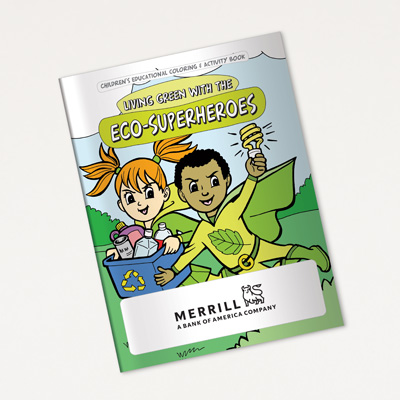 Merrill Coloring Book: Eco-Superheroes