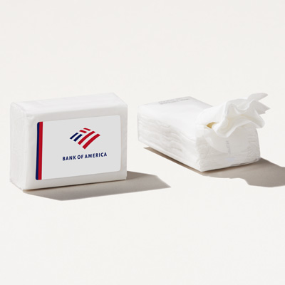 Bank of America Pocket Tissue Pack
