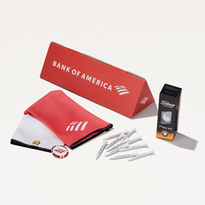 Bank of America Golf Kit Tube