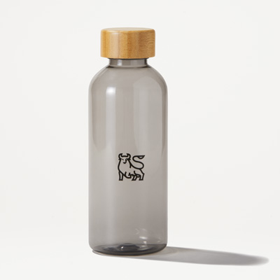 Bull 22-Ounce Recycled Bottle with Bamboo Lid