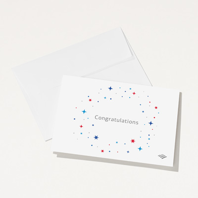 Flagscape Congratulations Card - 24 Pack