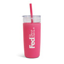 FedEx Straw Tumbler – Pink