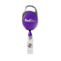 FedEx Retractable Badge Reel with Carabiner Clip