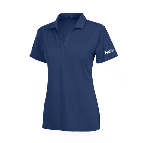 FedEx Ladies’ Smooth-Touch Performance Polo – Blue | The FedEx Company ...
