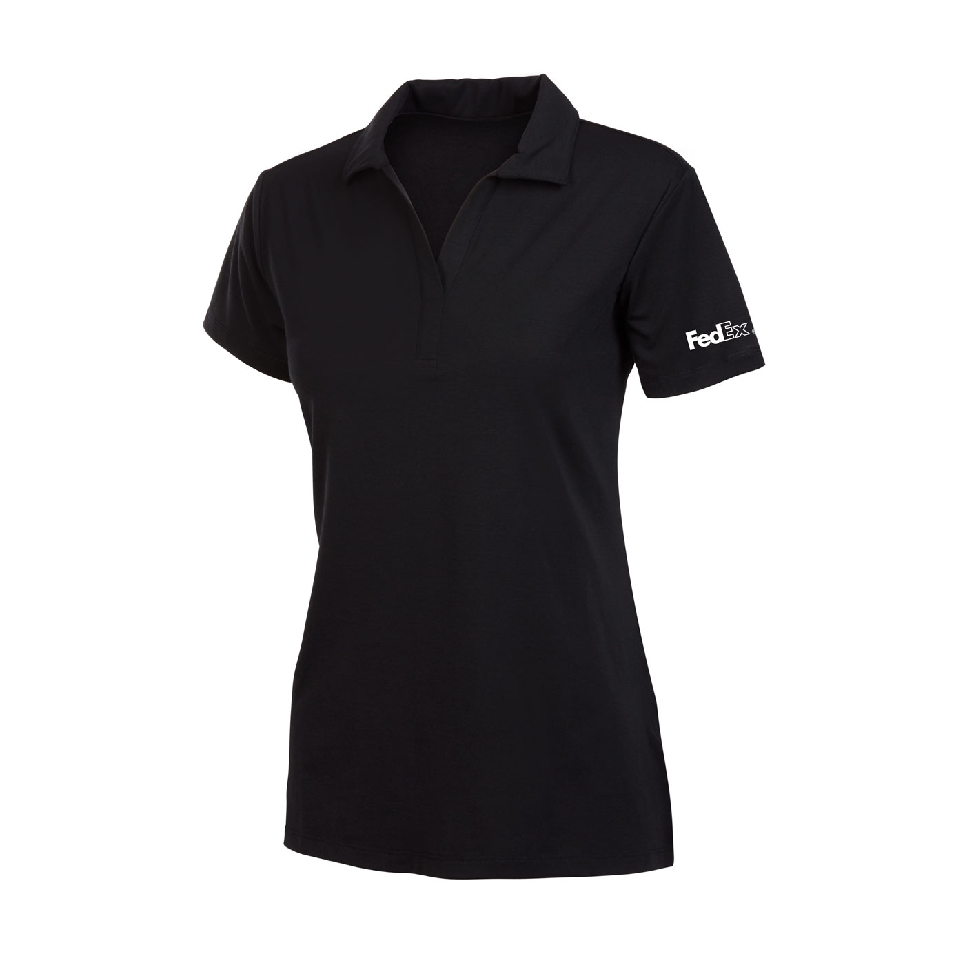 FedEx Ladies’ Smooth-Touch Performance Polo – Black | The FedEx Company ...