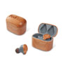 FedEx Cherry Wood Wireless Earbuds and Charger Case