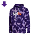 FedEx Custom Tie-Dye Hoodie