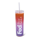 FedEx Skinny Straw Tumbler