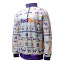 FedEx Ugly Holiday Quarter-Zip Sweatshirt