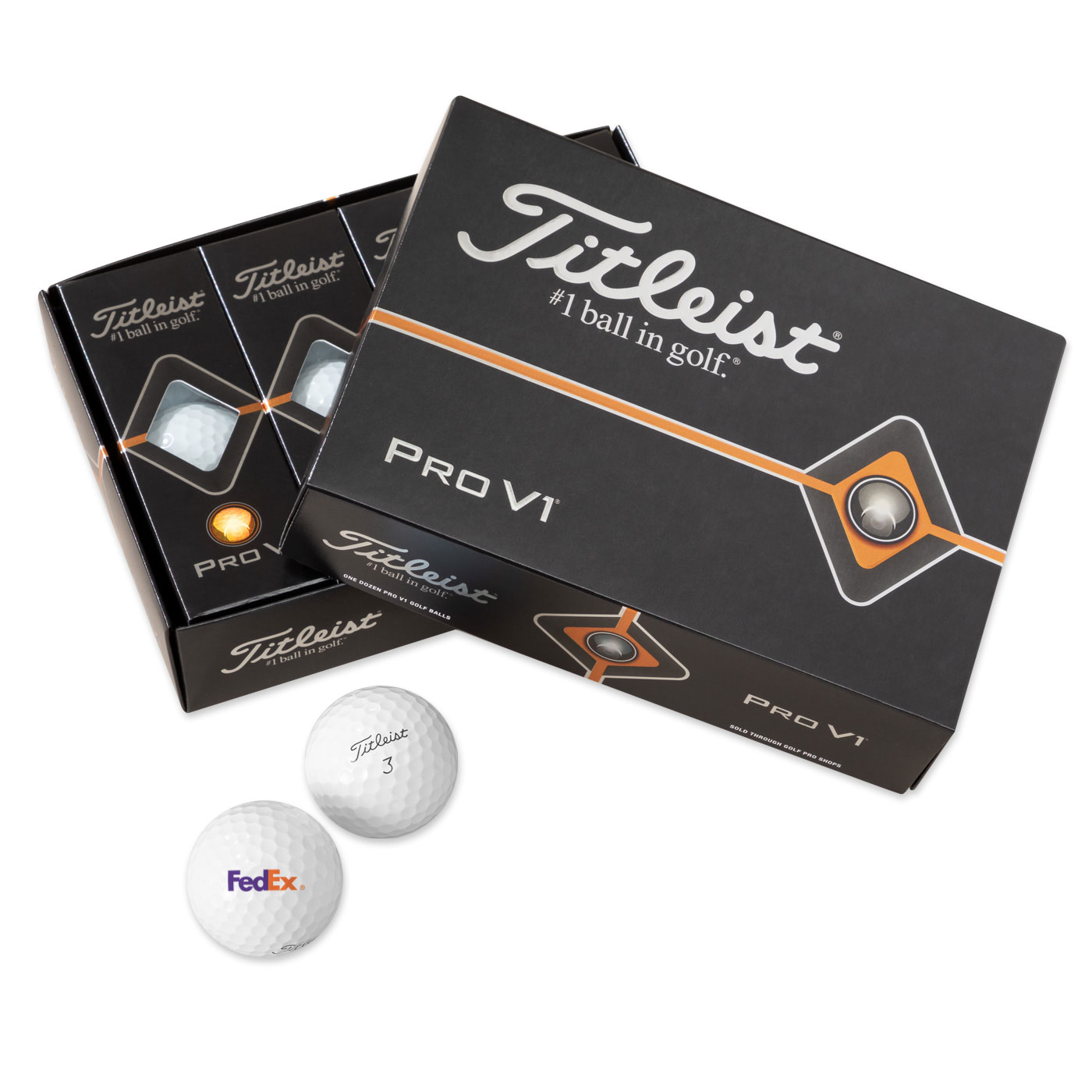 FedEx Titleist® PRO V1 Golf Balls - The FedEx Company Store