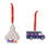 FedEx Truck and Tree Ornaments (2 Pack)