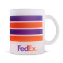 FedEx Custom Frosted Glass Mug