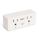 FedEx Double-Outlet Wi-Fi Smart Plug