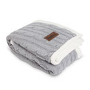 FedEx Cable Knit Chenille Throw