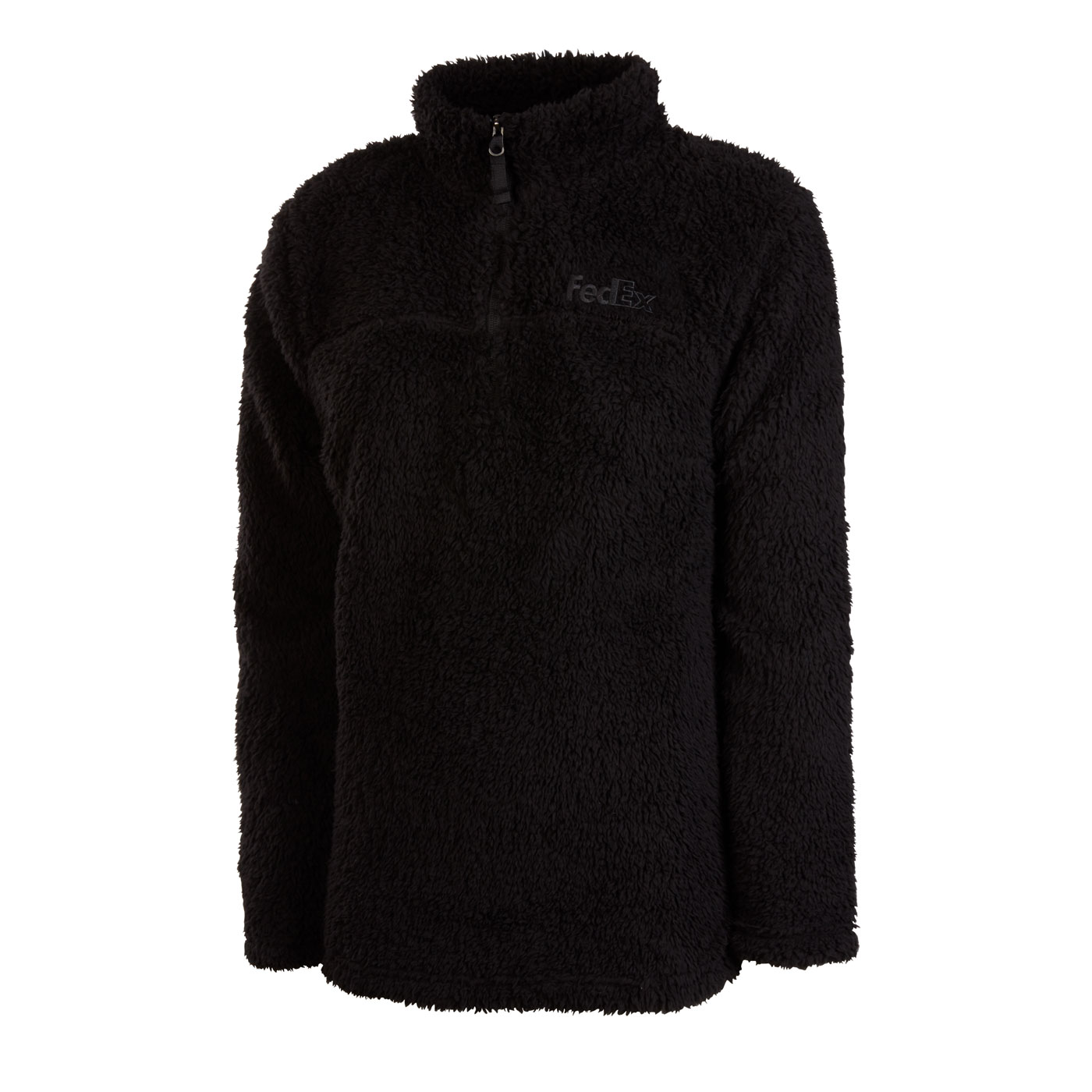 FedEx Ladies' Sherpa Fleece Quarter-Zip Pullover | The FedEx Company Store