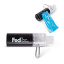 FedEx Woof Pet Waste Bag Dispenser with Hand Sanitizer (Refillable)