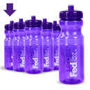 FedEx 24oz Recycled Water Bottle (24 Pack)
