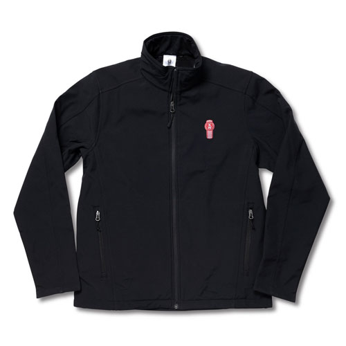 Black Port Authority® Weather-Resistant Softshell Jacket with Fleece Lining
