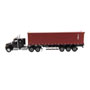 1:50 Scale T880 Sleeper with Sea Container - Metallic Black