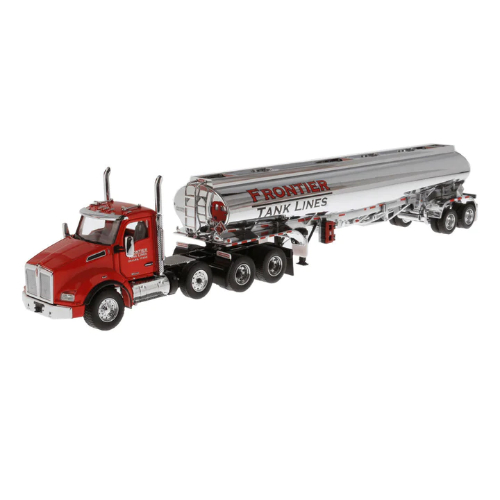 1:50 Scale Kenworth T880S SBFA Tandem with Frontier Tank Lines Trailer