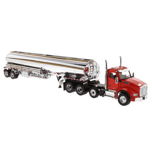 1:50 Scale Kenworth T880S SBFA Tandem with Pusher Axle Day Cab