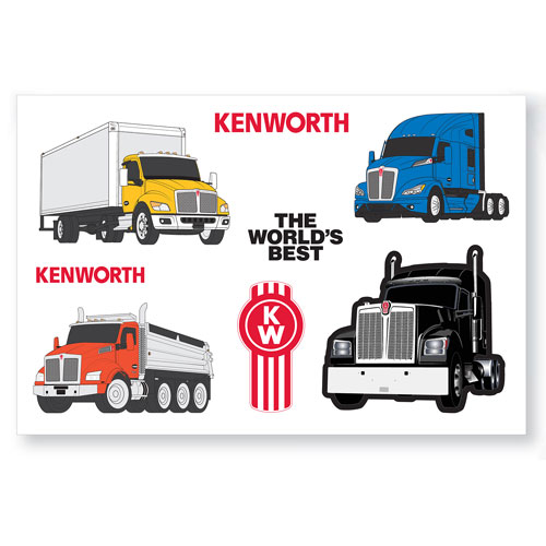 Trucks Sticker Sheet