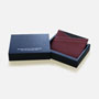 Mazda Japan Perforated Leather Card Case (Burgundy)