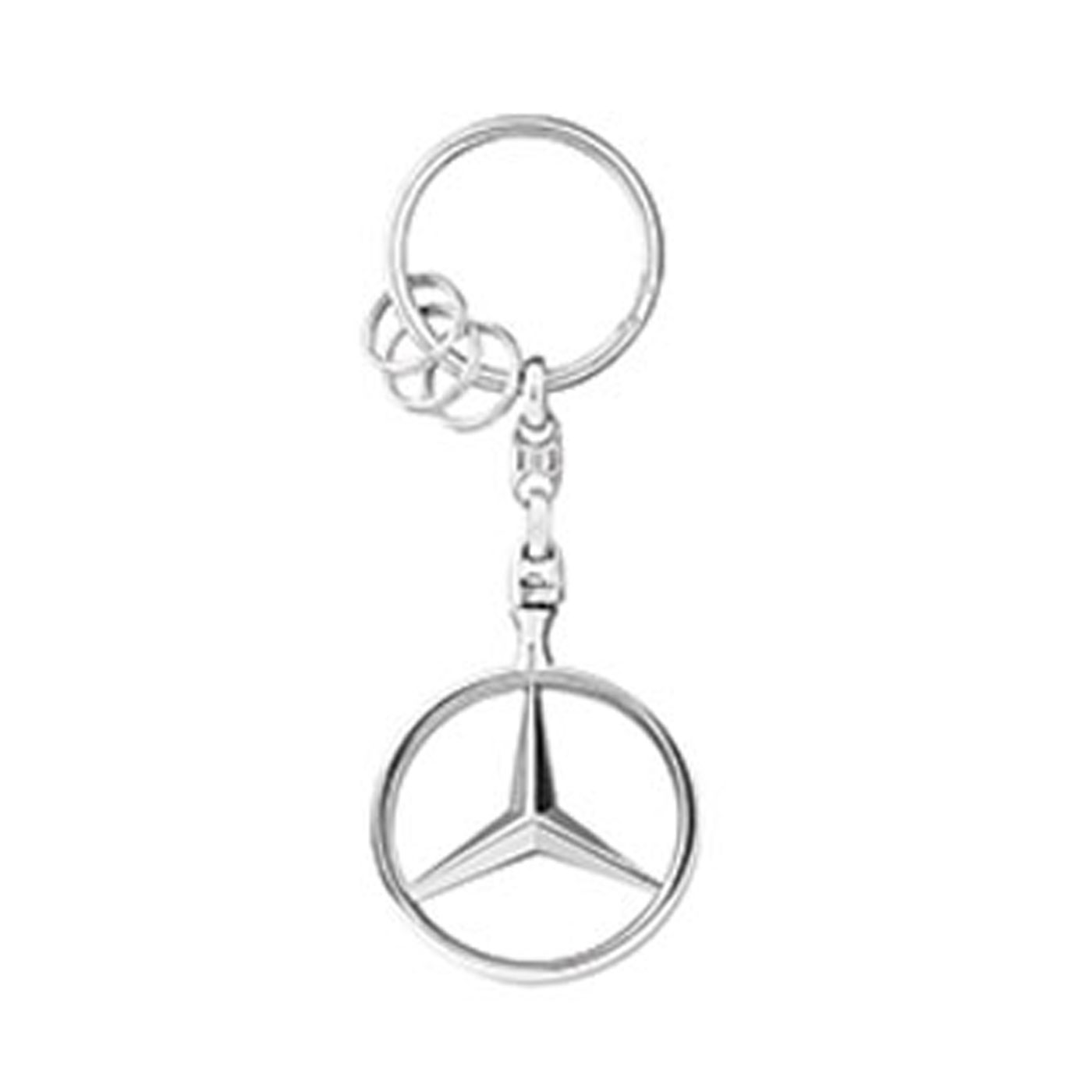 Silver Deluxe Star Keychain - ENGRAVED