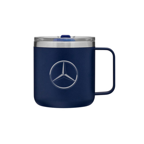 1445272-00 - Mer 18oz Ceramic Mug Navy For Mercedes-Benz Parts Store