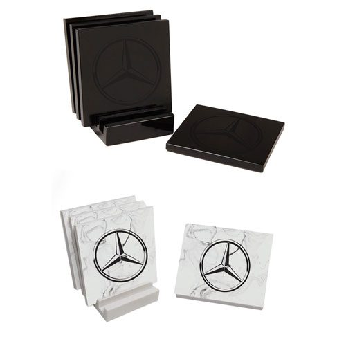 Coaster Set - Black  Mercedes-Benz Lifestyle Collection