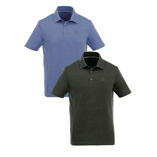 Men&#39;s Short-Sleeve Comfort Blend Polo - BLUE
