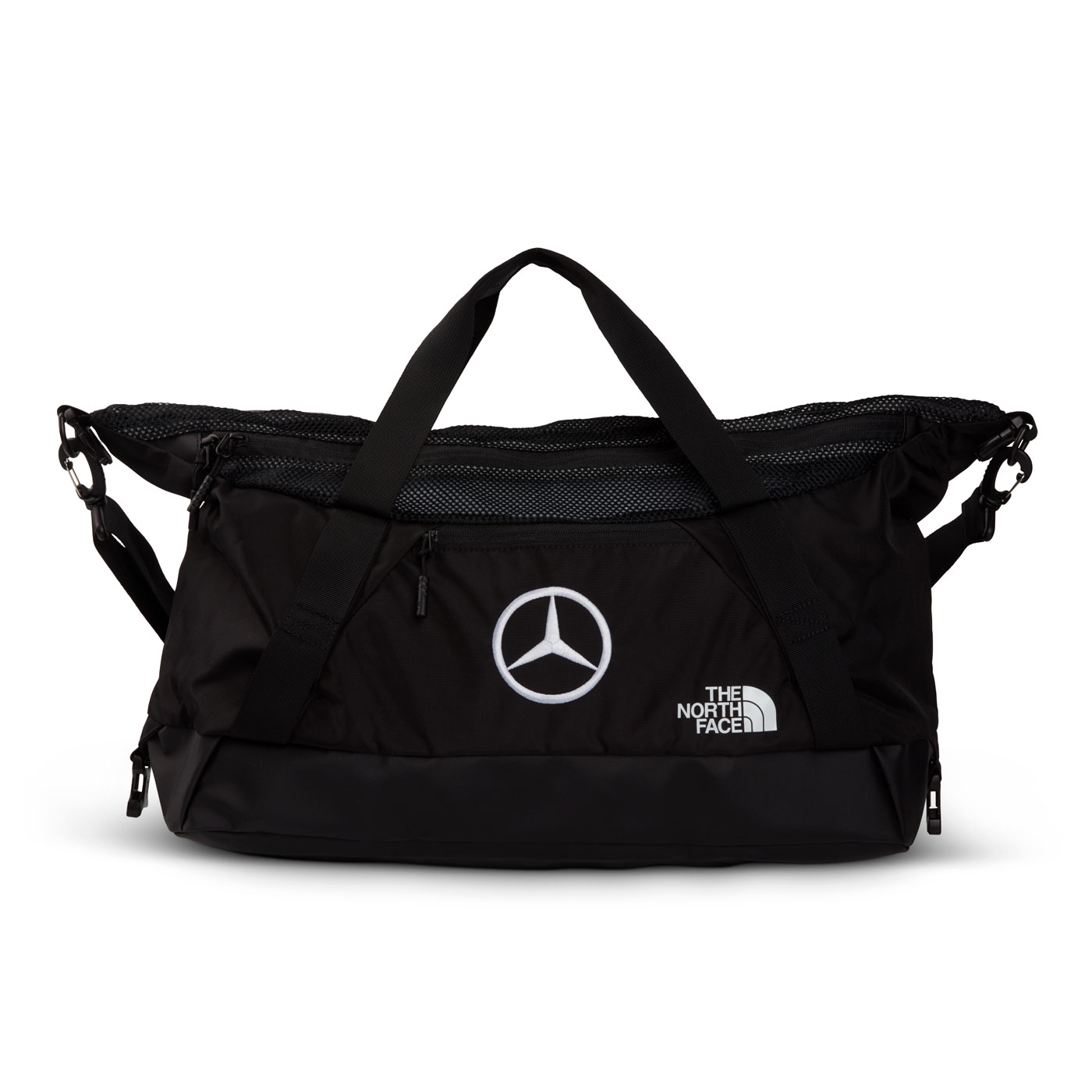 NEW NWT Mercedes Benz AMG black leather duffel bag India