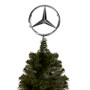 Mercedes Star Tree Topper Silver