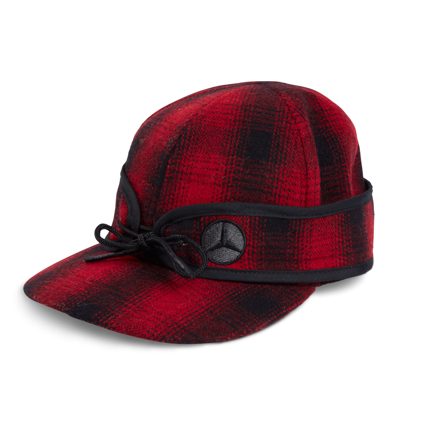 plaid mercedes hat