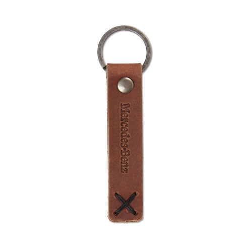 Riveted Leather Keychain