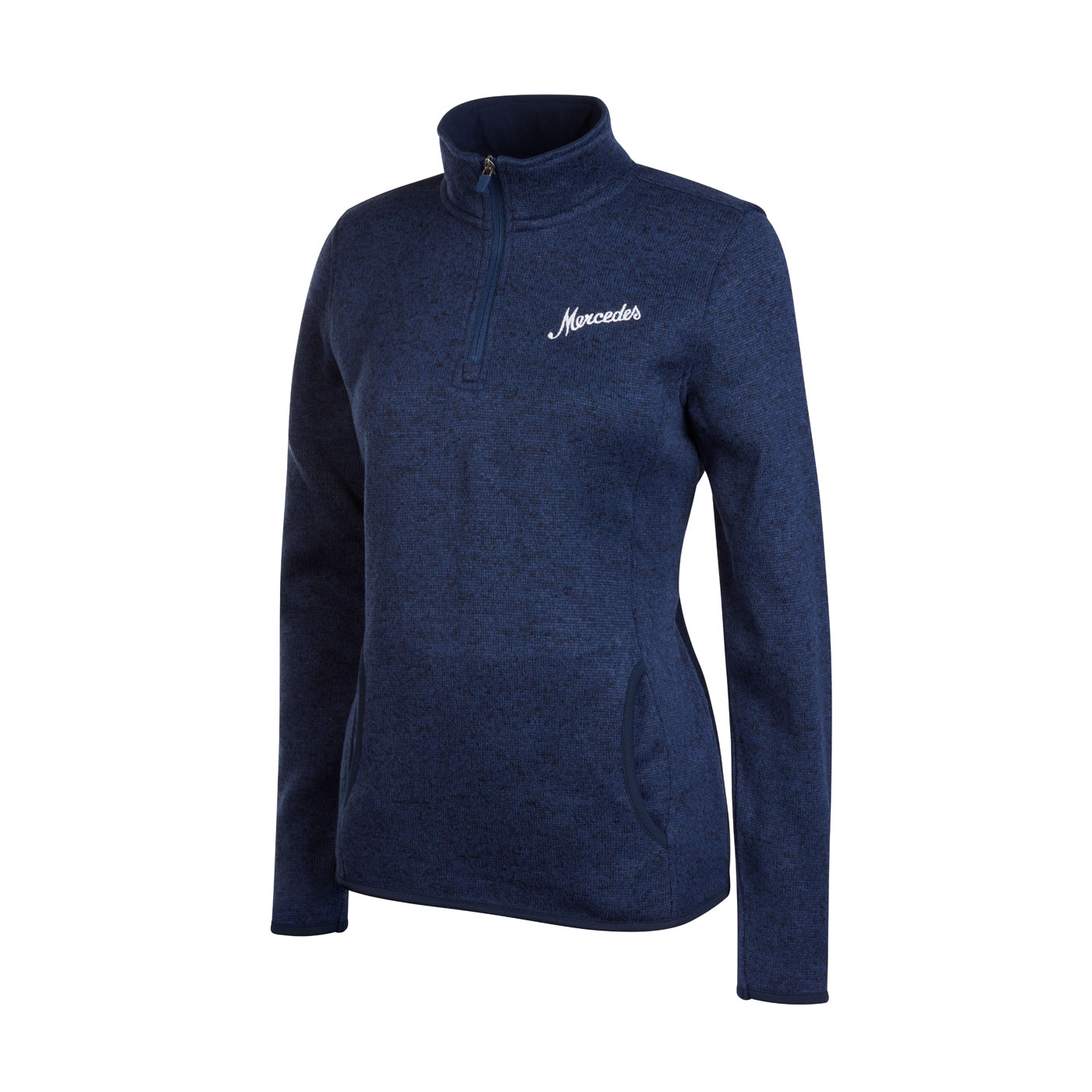 Ladies’ Heathered Fleece Pullover | Mercedes-Benz Lifestyle Collection