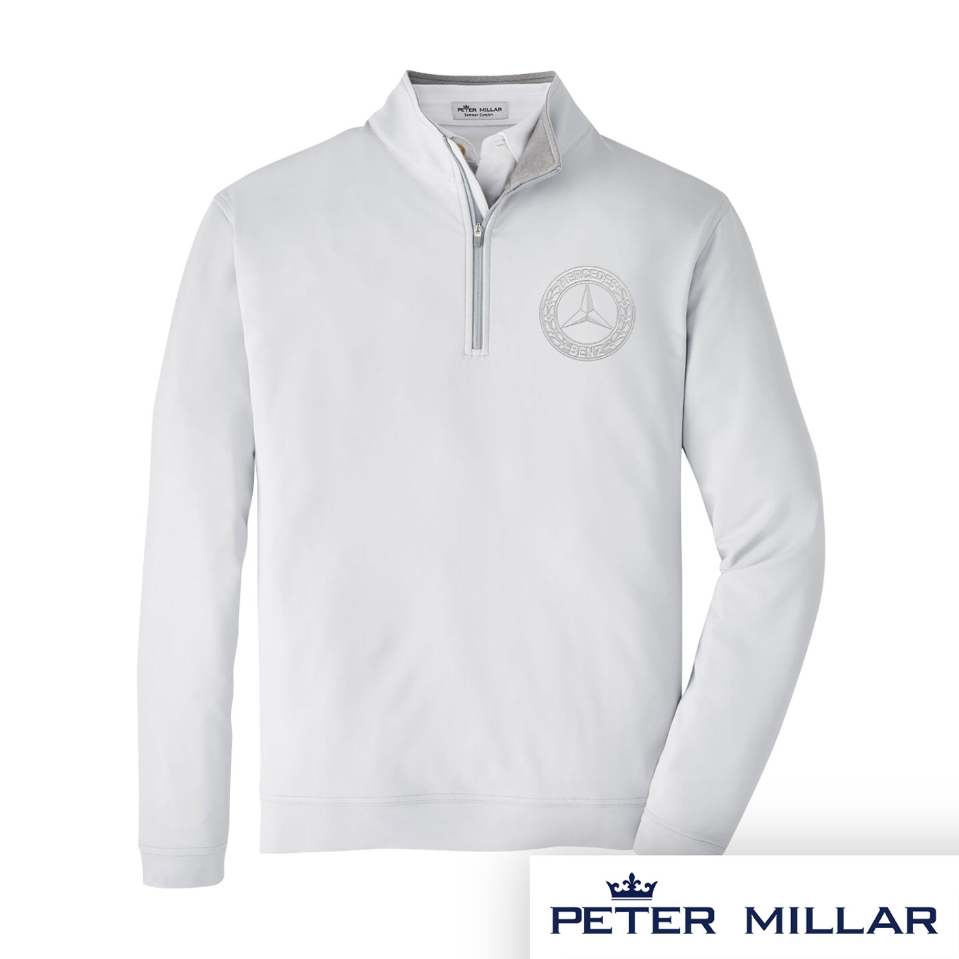 Peter Millar Perth Performance Quarter-Zip: Black