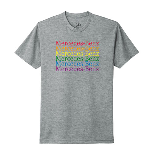 Rainbow Repeat Text Shirt