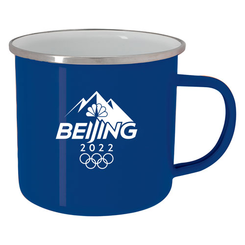 Beijing 2022 16 oz Enamel Campfire Mug