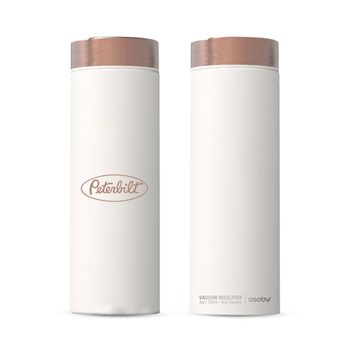 17 oz. Stainless Bottle with Copper Trim