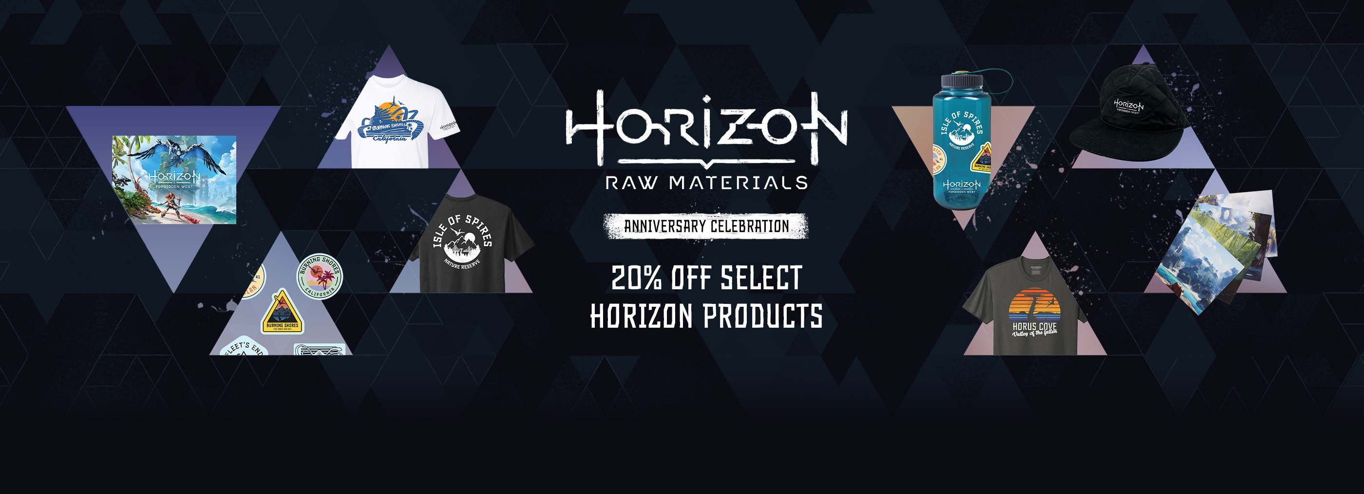 Celebrate Horizon Forbidden West's 2nd Anniversary with 20% off Select Horizon Items!