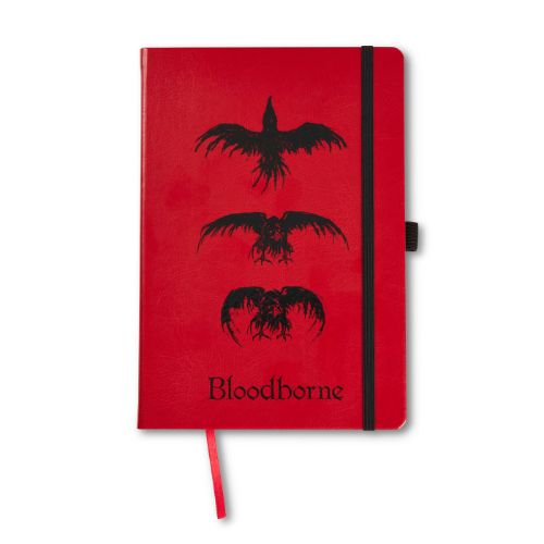 Bloodborne Crows Journal Red