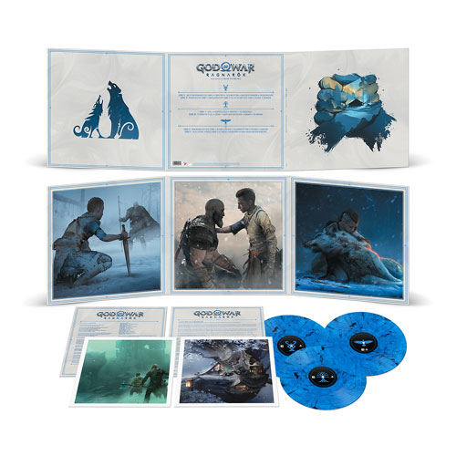 God of War Ragnarök (Original Soundtrack) 3LP Blue Smoke Vinyl