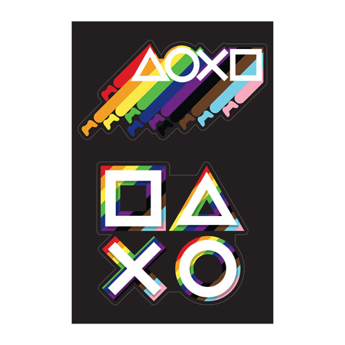 PlayStation Pride Sticker Set